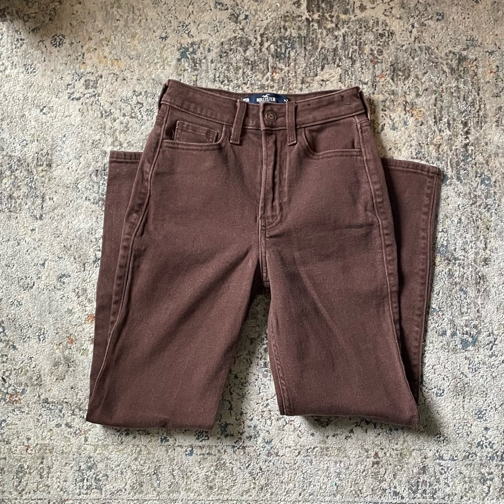 Brown Mom Jeans
